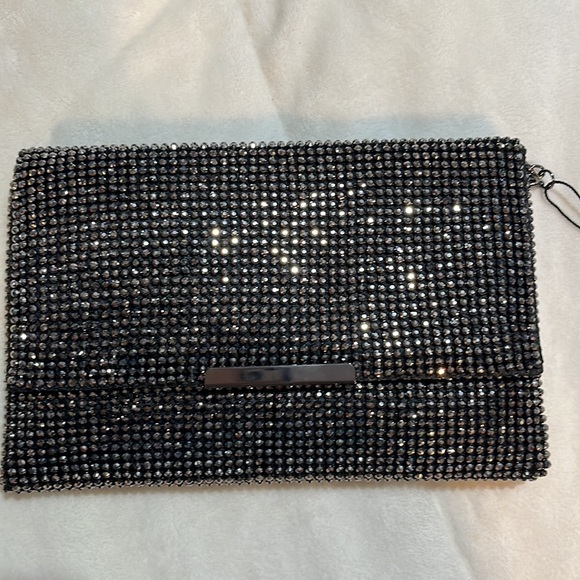 NWT La Regale Evening Clutch in Gunmetal - Picture 2 of 8